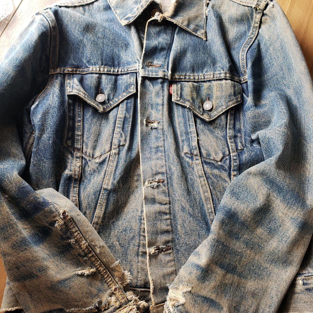 60's Levi's 557xx 3rd デニムジャケット ビッグE 襤褸