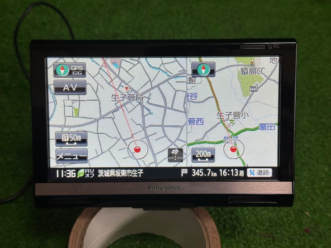 パナソニック CN-GP600FVDポータブルナビ. 地図データ2011 年製.