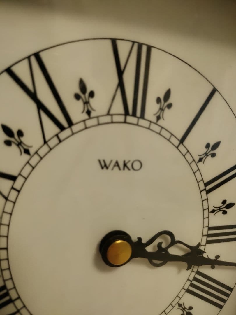 週末限定値下げ！銀座和光　WAKO 現行品　クォーツ掛け時計　エレガント額縁