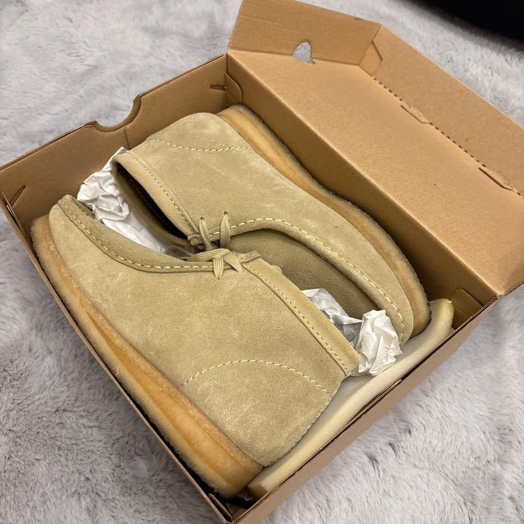 CLARKS Wallabee ベージュ 26cm
