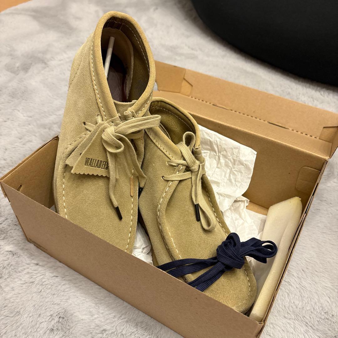 CLARKS Wallabee ベージュ 26cm