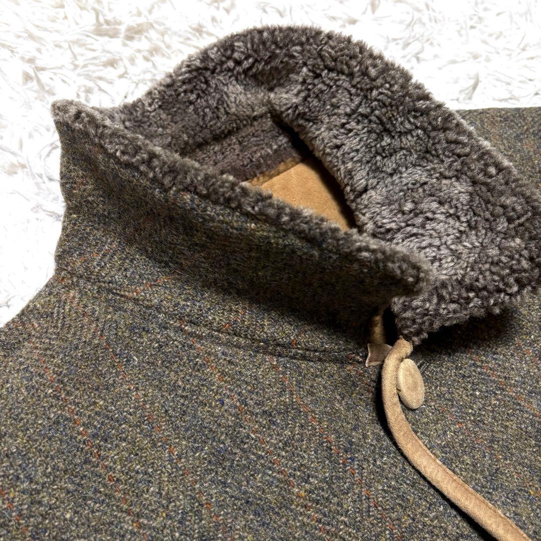 正規品✨羊革ムートンジャケット　PAPAS 　カバーオール