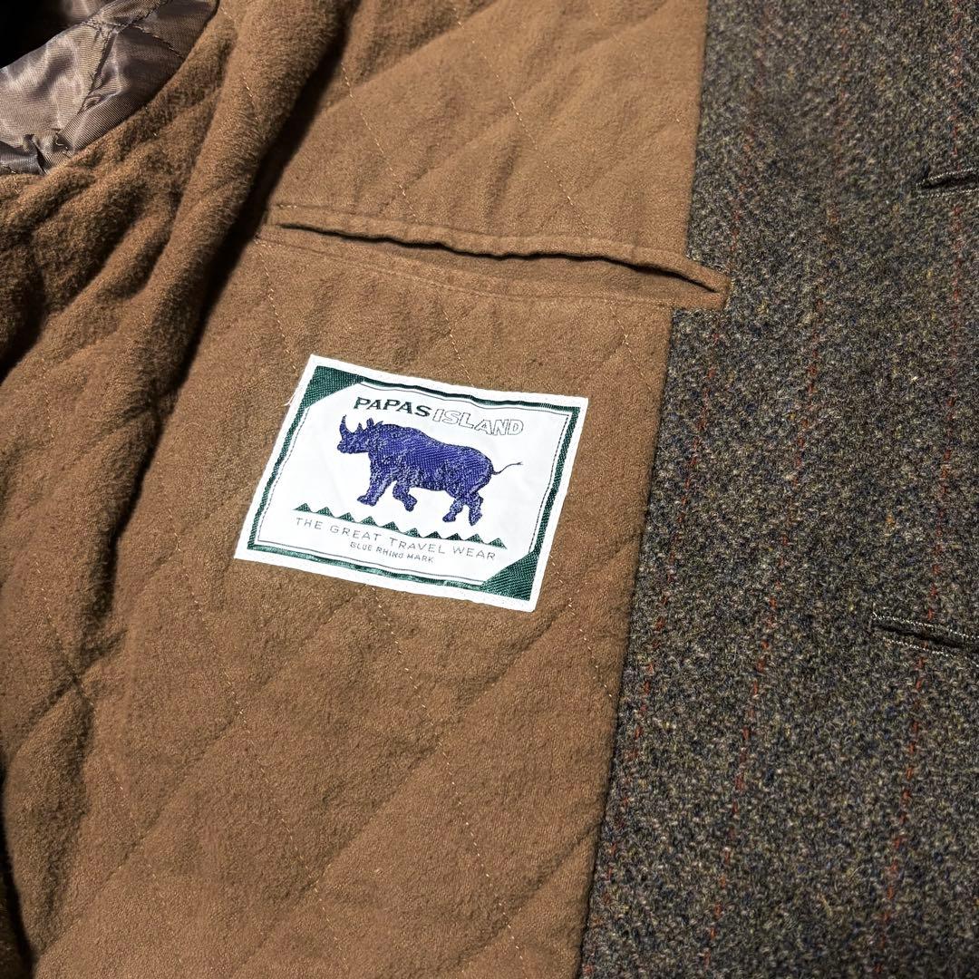 正規品✨羊革ムートンジャケット　PAPAS 　カバーオール