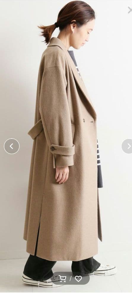 【新品タグ付き】SLOBE IENA  ショールカラー コート SUPER100