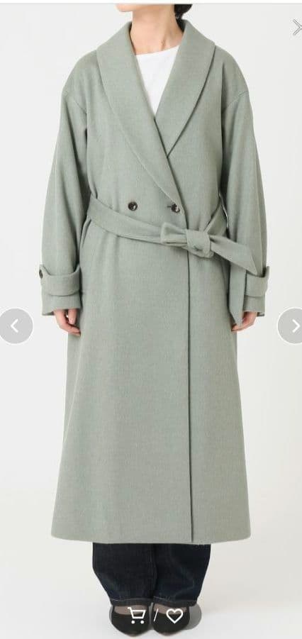 【新品タグ付き】SLOBE IENA  ショールカラー コート SUPER100