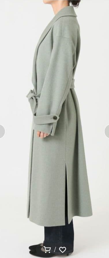 【新品タグ付き】SLOBE IENA  ショールカラー コート SUPER100