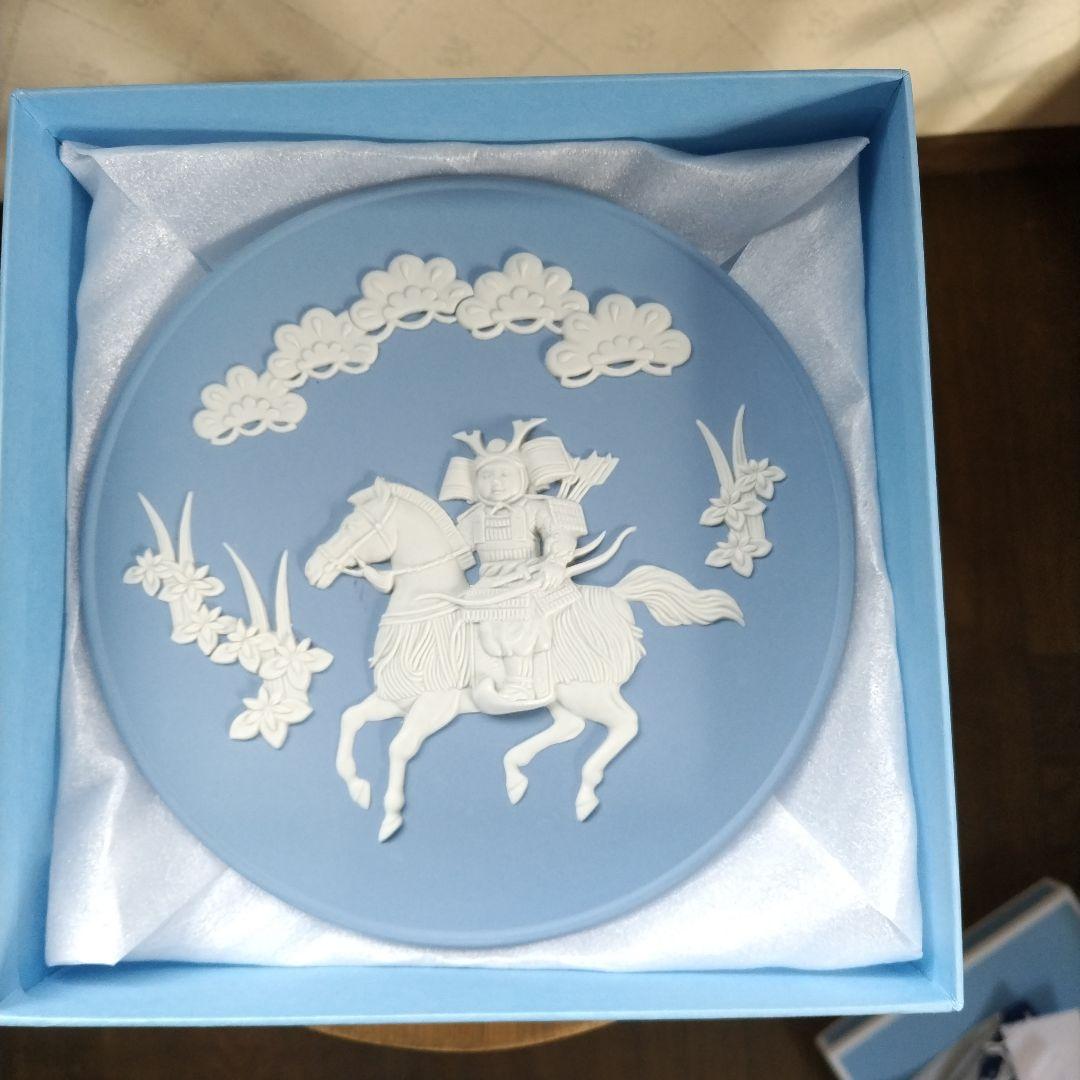 ウェッジウッド　ジャスパーリトルサムライプレート