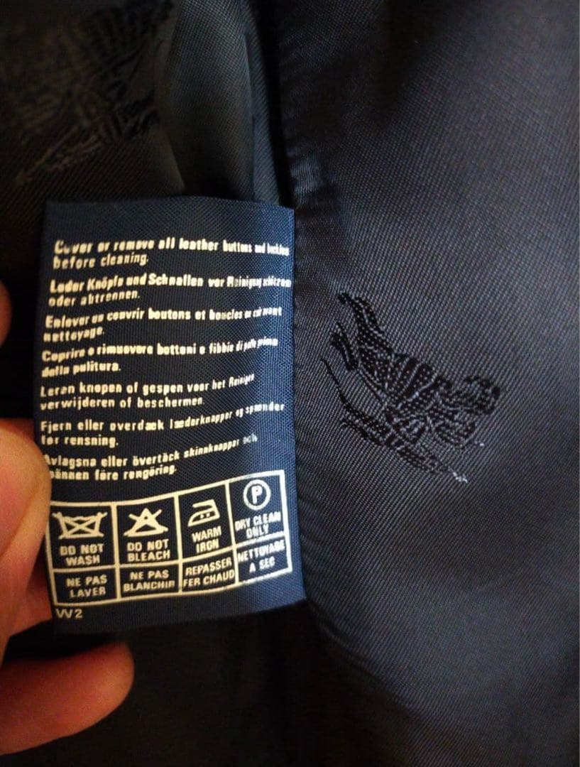 【状態良好】Burberrys イギリス製 カシミア100%　チェスターコート