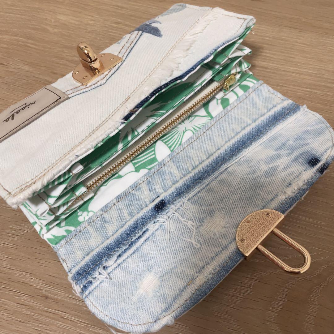 デニム リメイク 長財布