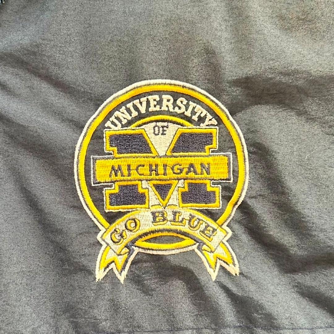 STARTER　フーディージャケット　ミシガン・ウルヴァリンズ　紺/黄　M