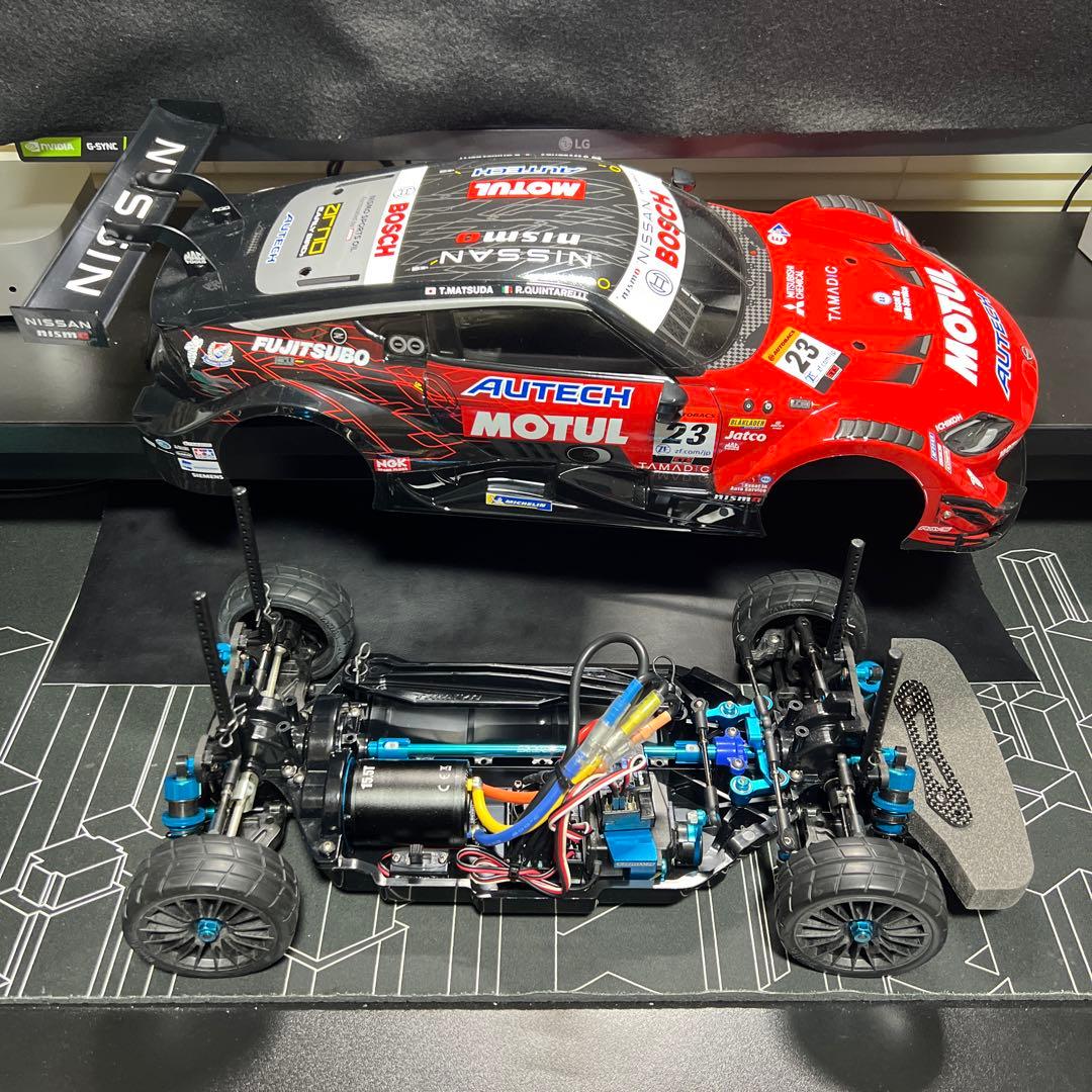 タミヤ tt-02 SRX仕様AUTECH Zボディ付き