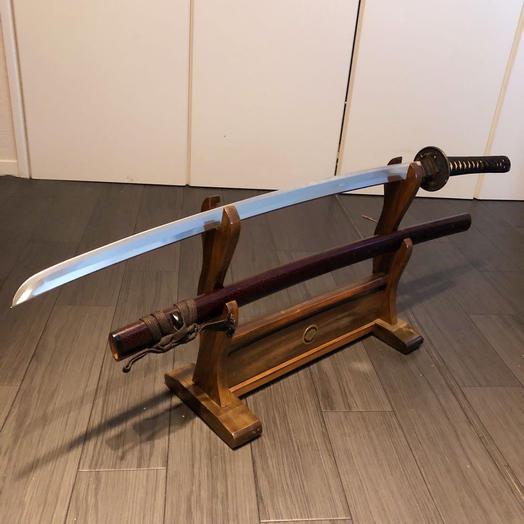 高級模造刀　高級居合刀　研波刃　合金　本格