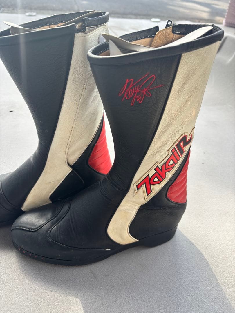 【新品未使用】当時物 タカイプロショップ Takaiバイク用ブーツ 26.5cm