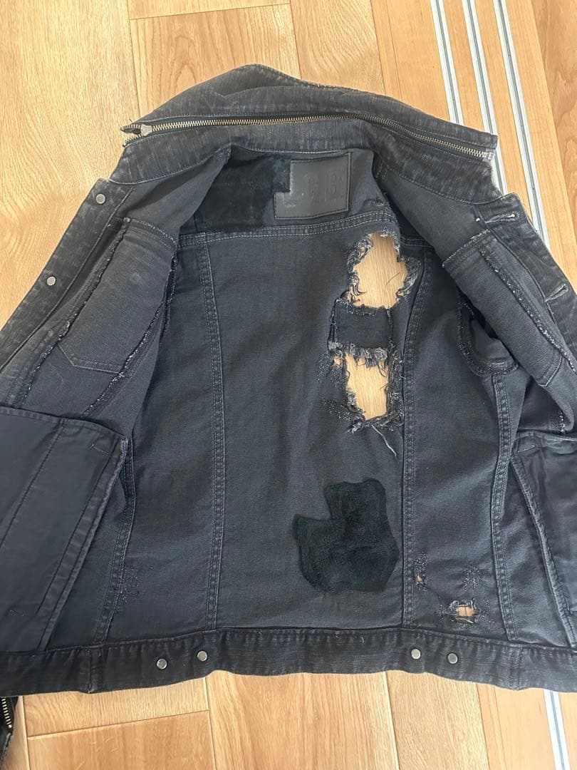 LGB ルグランブルーバッククロス　デニム　ジャケット