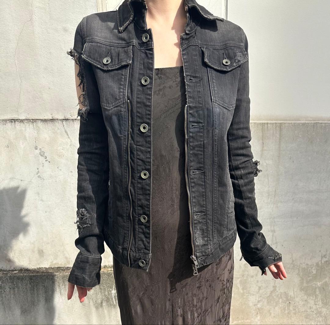 LGB ルグランブルーバッククロス　デニム　ジャケット