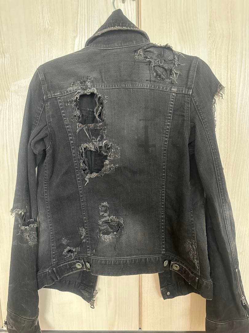 LGB ルグランブルーバッククロス　デニム　ジャケット