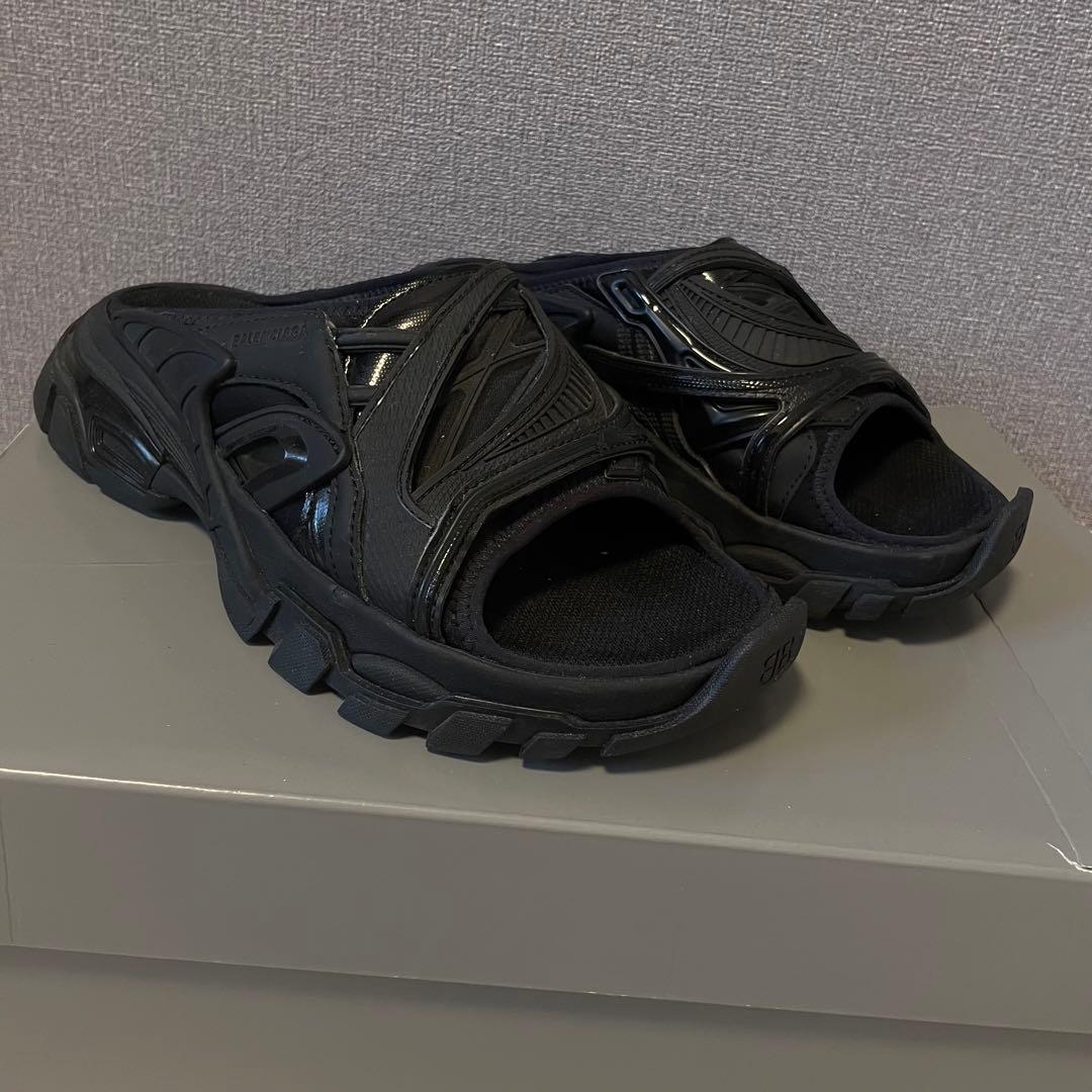 未使用 BALENCIAGA track サンダル ブラック 24cm