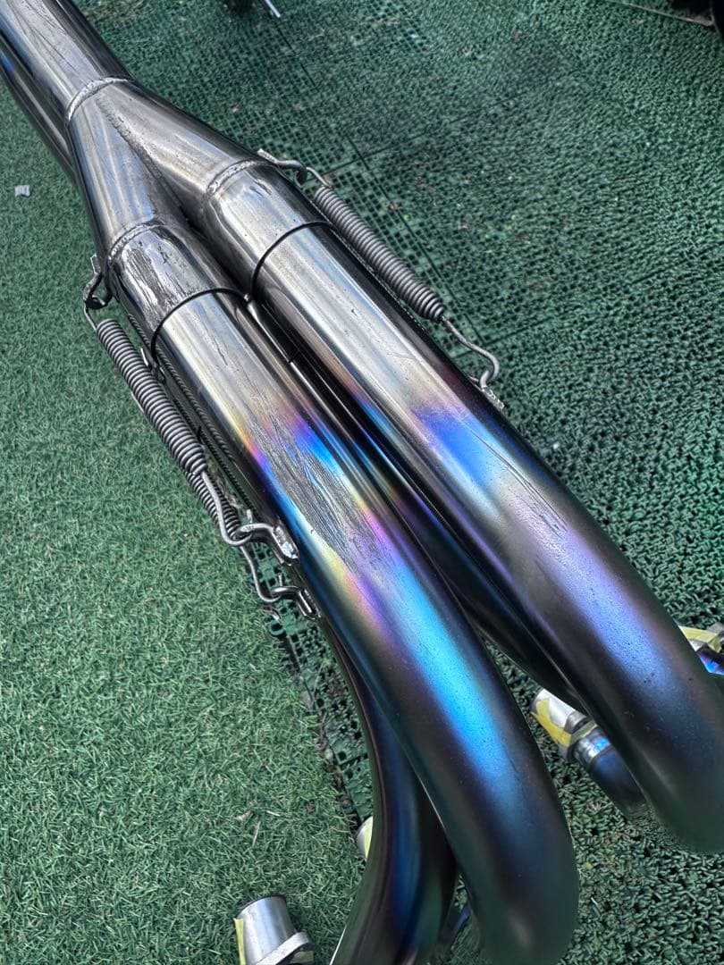 cbx400f cbr400f サタケチタンマフラー　ノーカット 最終値下げ