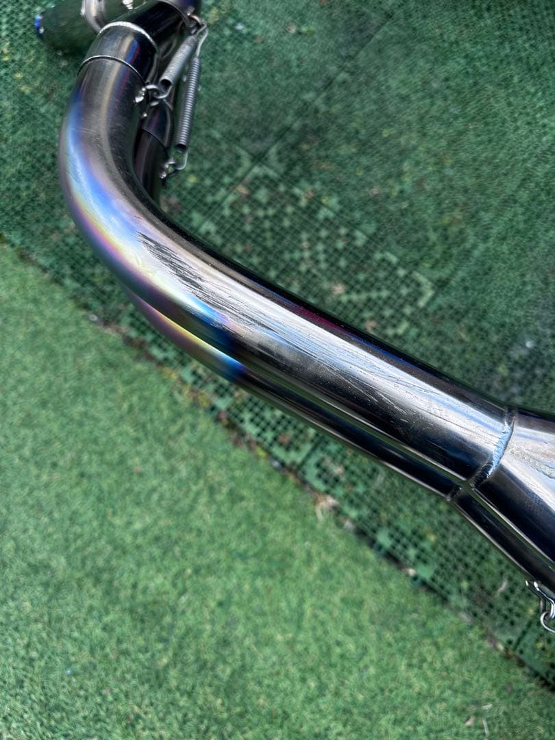 cbx400f cbr400f サタケチタンマフラー　ノーカット 最終値下げ