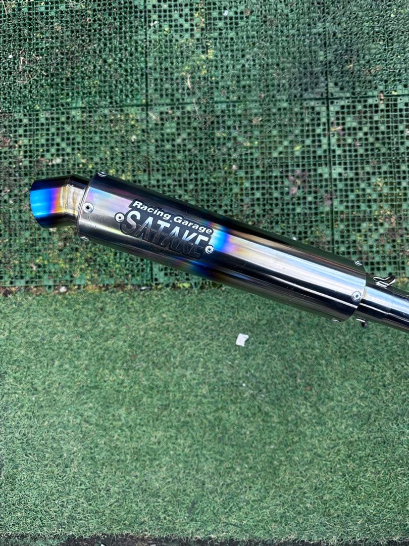 cbx400f cbr400f サタケチタンマフラー　ノーカット 最終値下げ