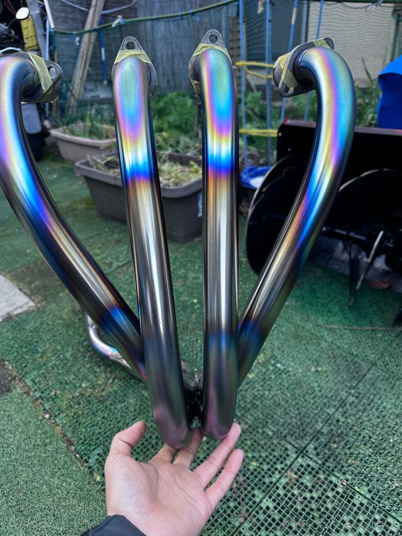 cbx400f cbr400f サタケチタンマフラー　ノーカット 最終値下げ