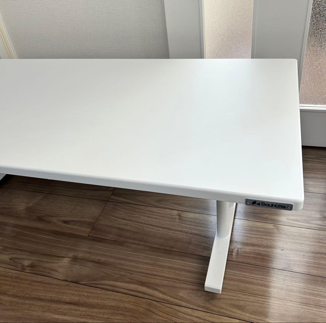 Bauhutte ローデスク 昇降式 ゲーミングデスクBHD-1200L-WH