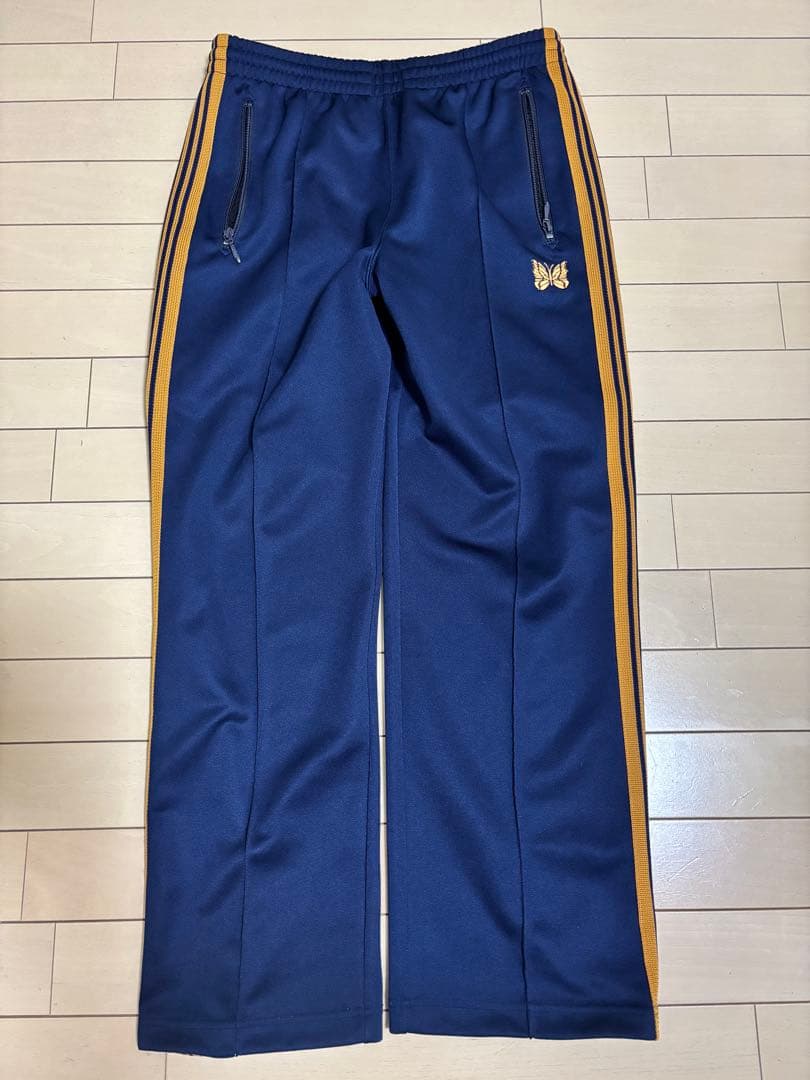 バ*ン様 Needles トラックパンツ ブルー　STUDIOUS別注