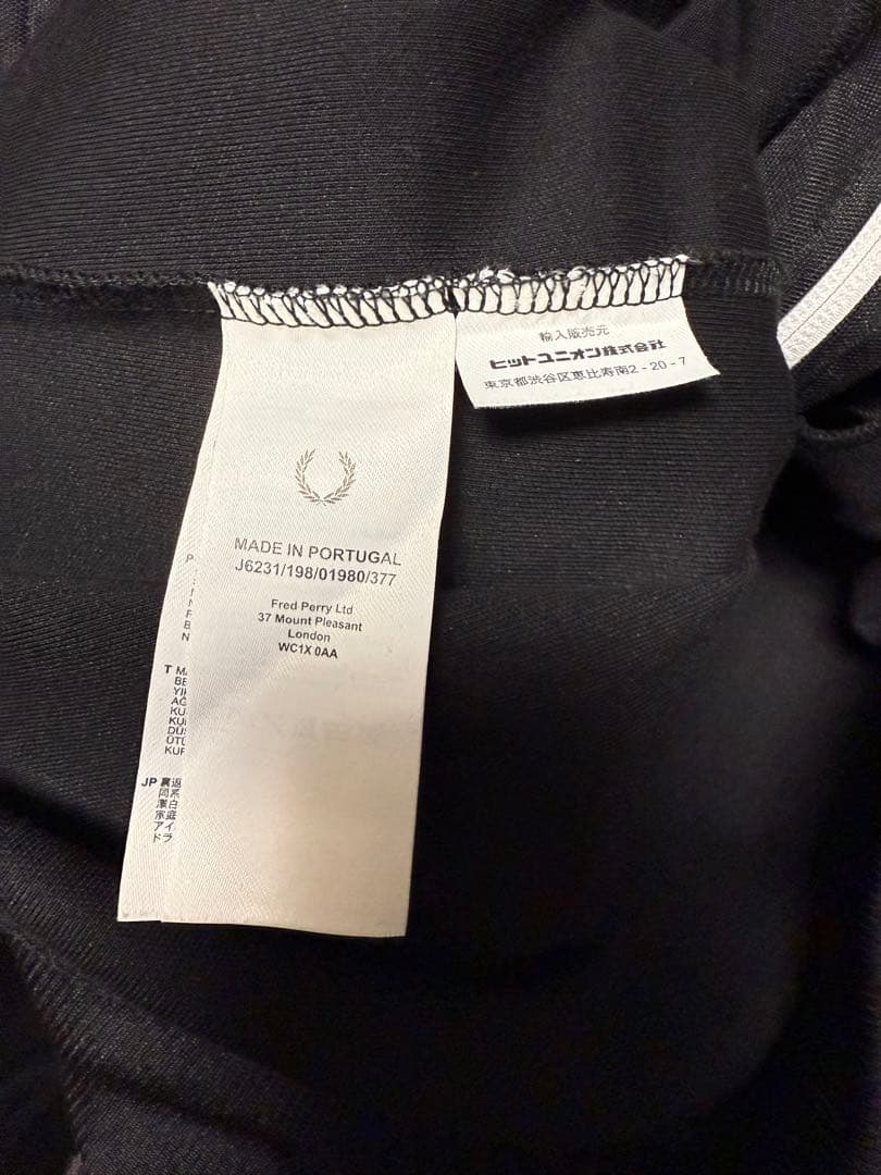 フレッドペリー／FRED PERRY／トラックジャケット／ジャージ／Mサイズ
