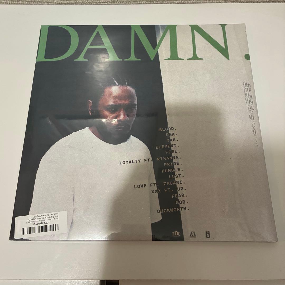 Kendrick Lamar - DAMN. レコード 緑盤