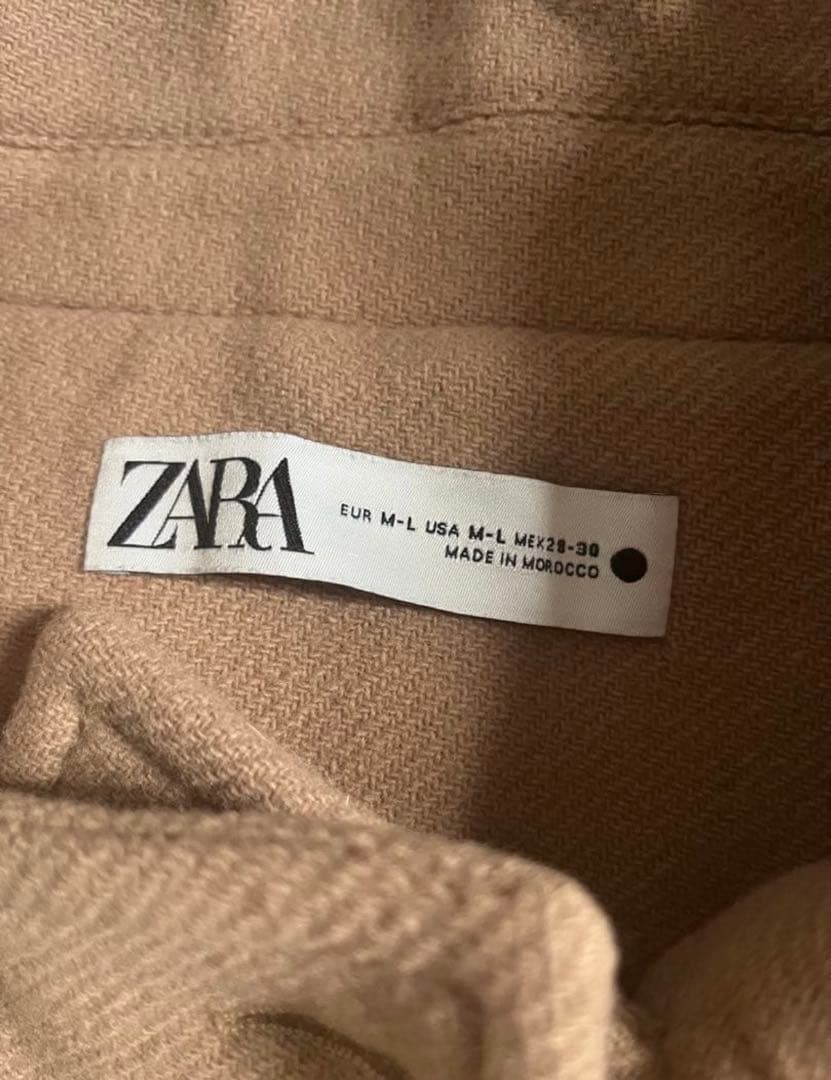 ZARA manteco ウールオーバーサイズショートコート
