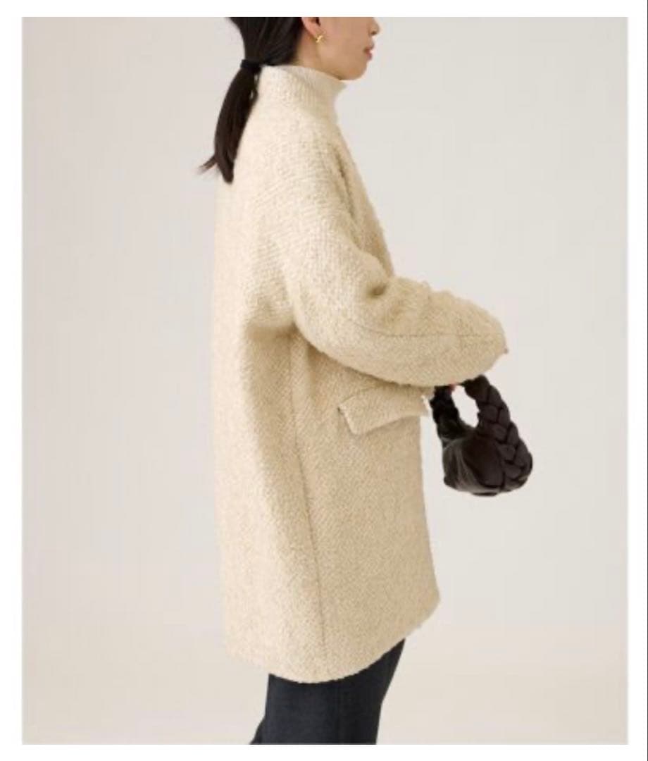 ジャーナルスタンダードレサージュ　コクーンミドルコードベージュ年内発送26日まで