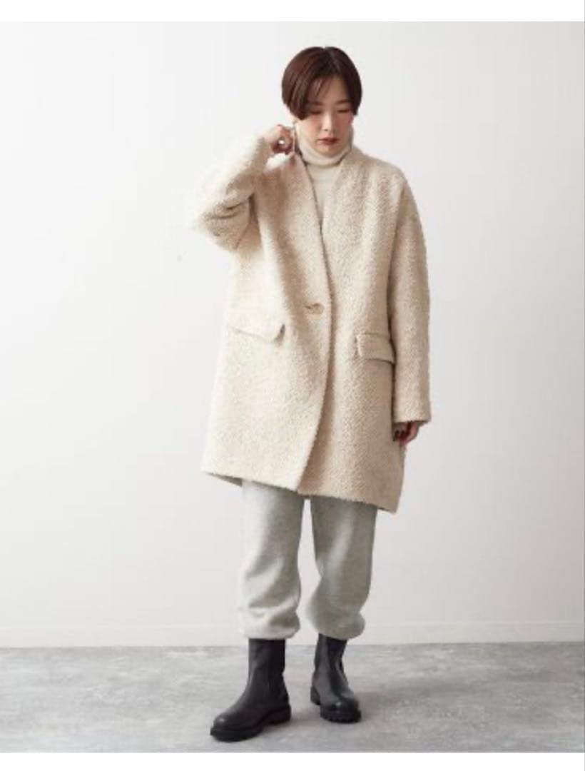 ジャーナルスタンダードレサージュ　コクーンミドルコードベージュ年内発送26日まで