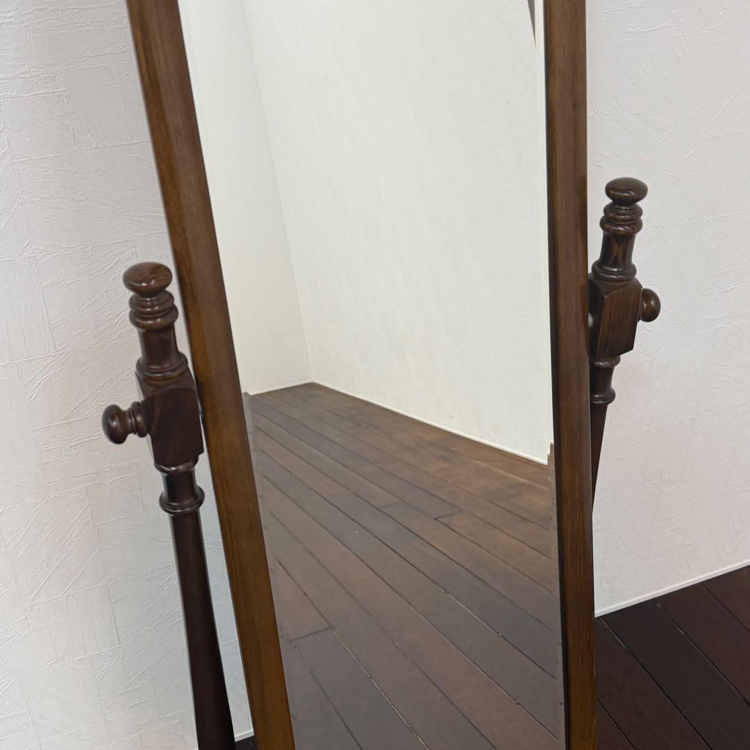 H19K5 カリモク karimoku スタンドミラー コロニアル AC7177