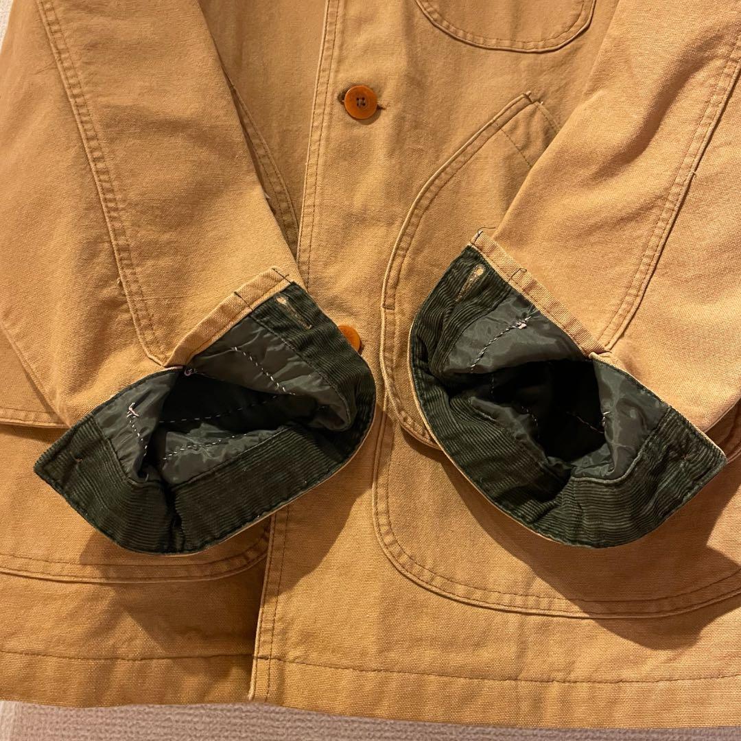 80s USA製 L.L.Bean ダックハンティングジャケット 動物柄 L