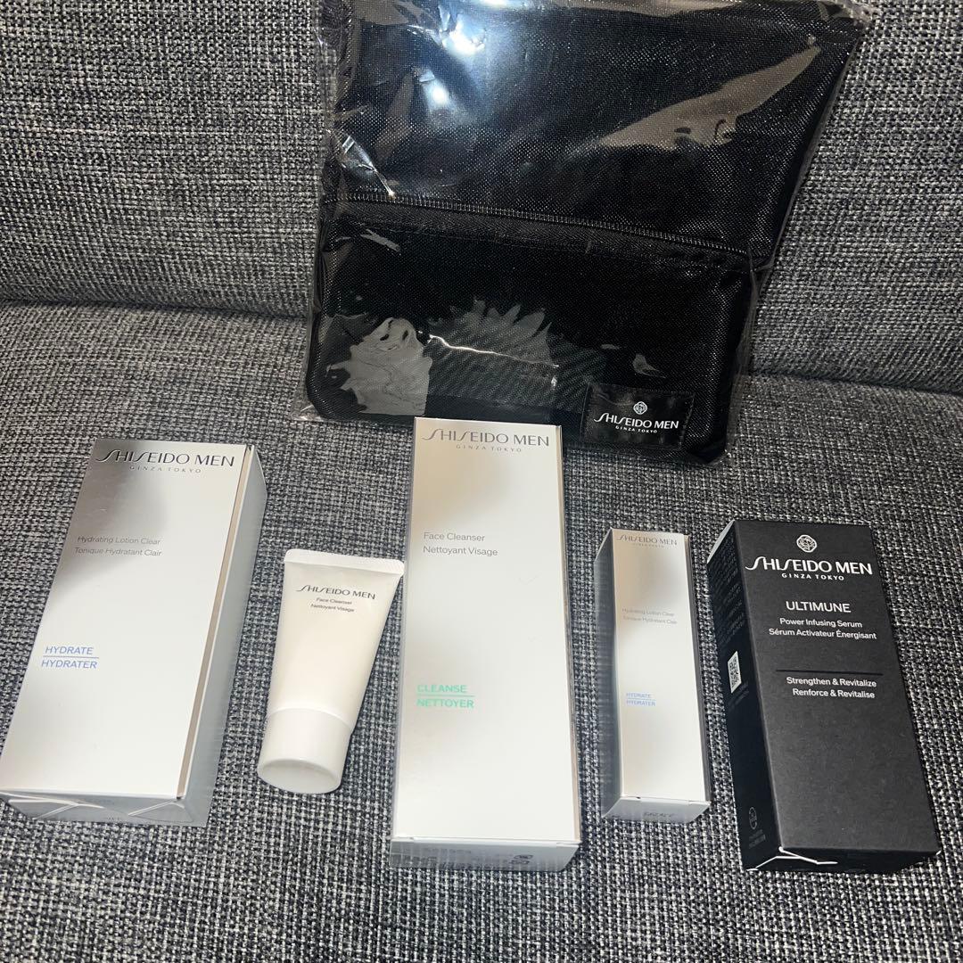 SHISEIDO MEN スキンケアセット ➕オリジナルポーチ➕特製サイズ