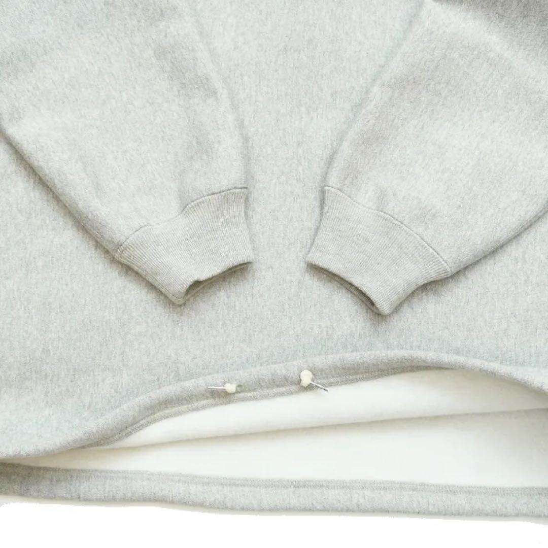 PHEENYフィーニー Athletic fleece harf zip P/O