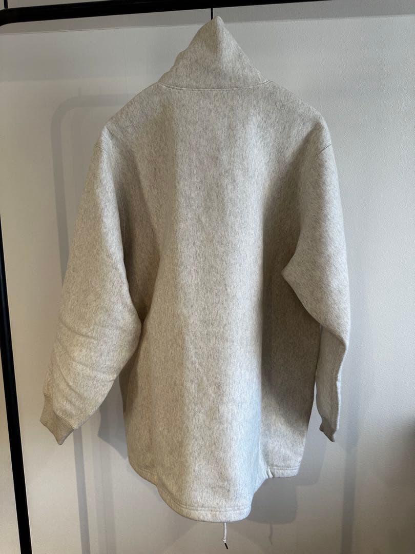 PHEENYフィーニー Athletic fleece harf zip P/O