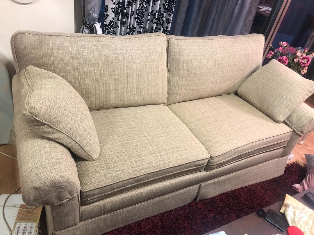 ETHAN ALLEN アメリカ製2.5人用ソファ