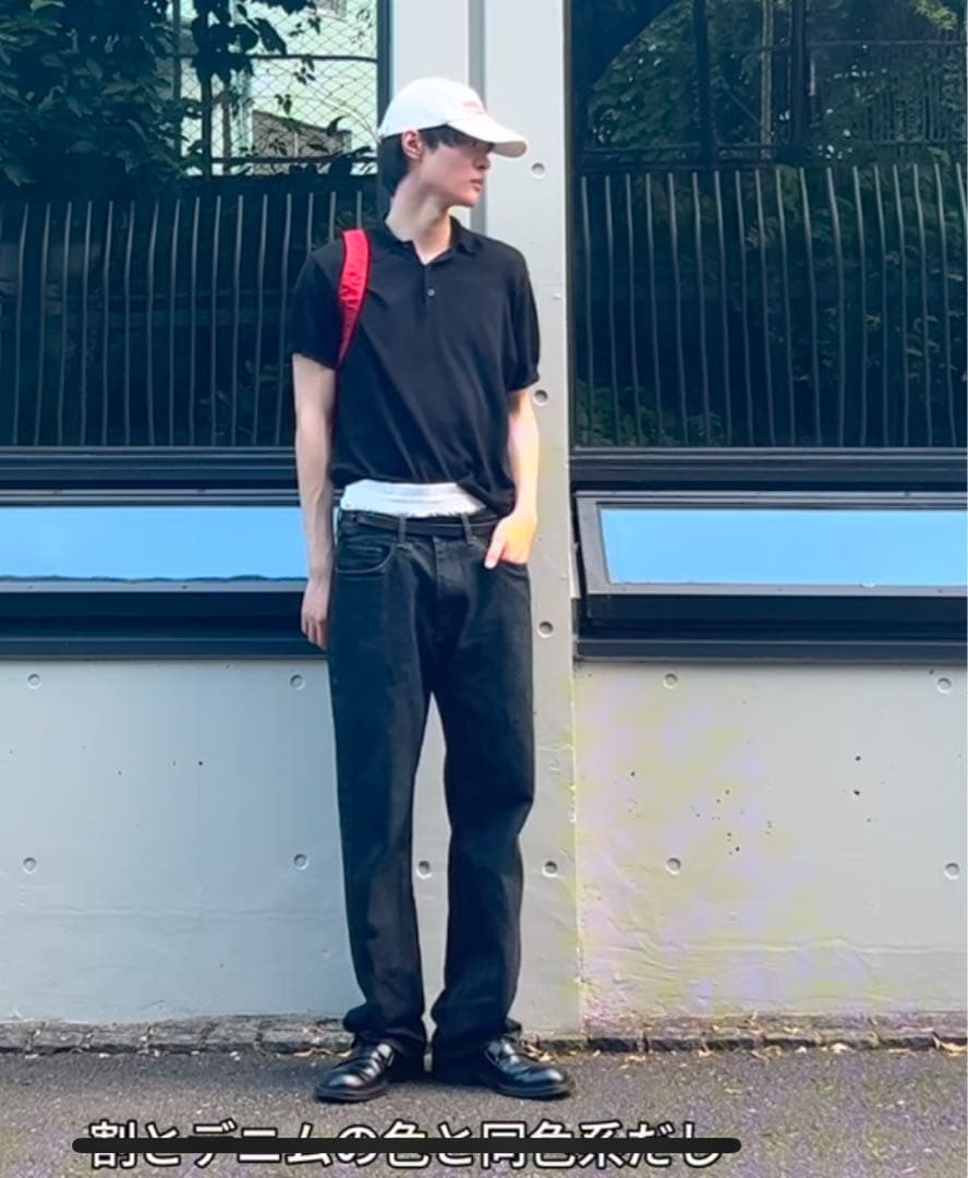 トップス archive PRADA KNIT POLO SHIRT BLACK
