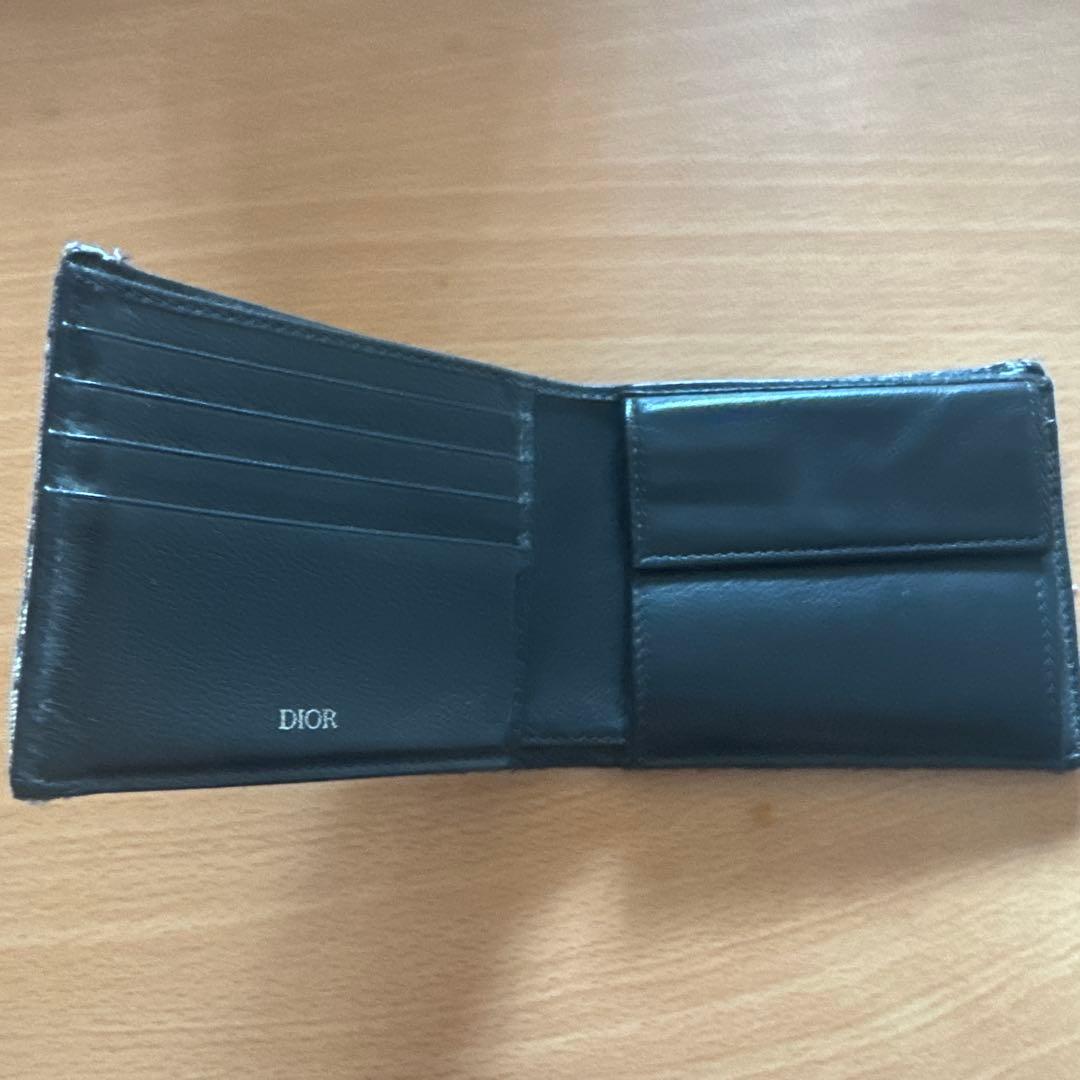 Dior 二つ折り財布 ロゴパターン