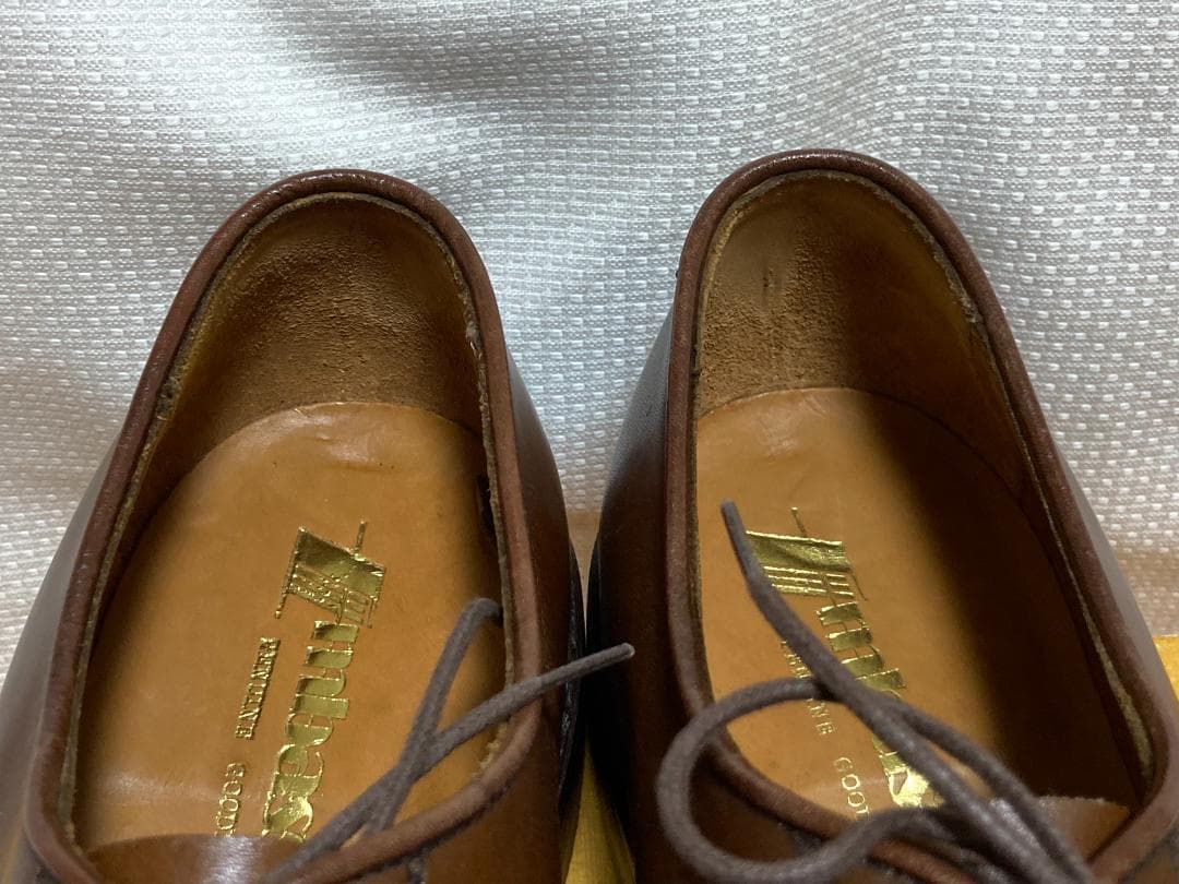 大値下げ　Embassy　Uチップ　茶色　7 1/2