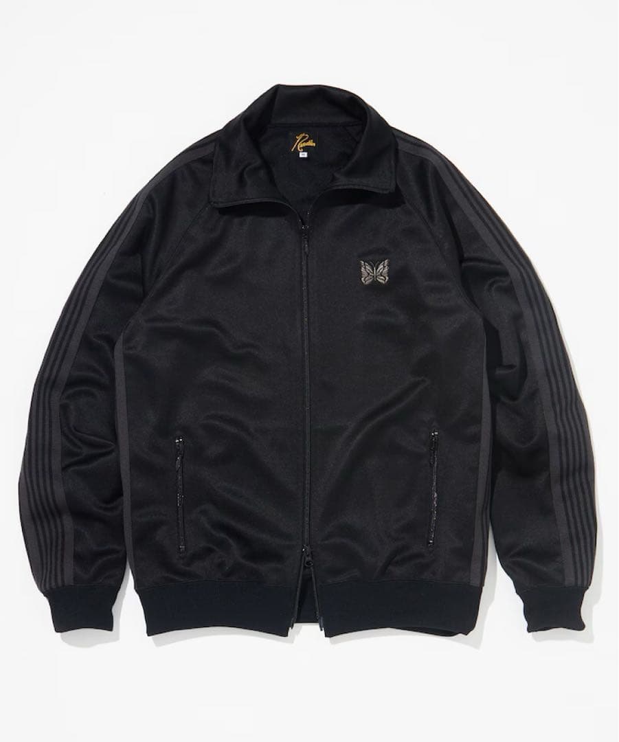 完売サイズ 別注 Needles トラックジャケット　black L size