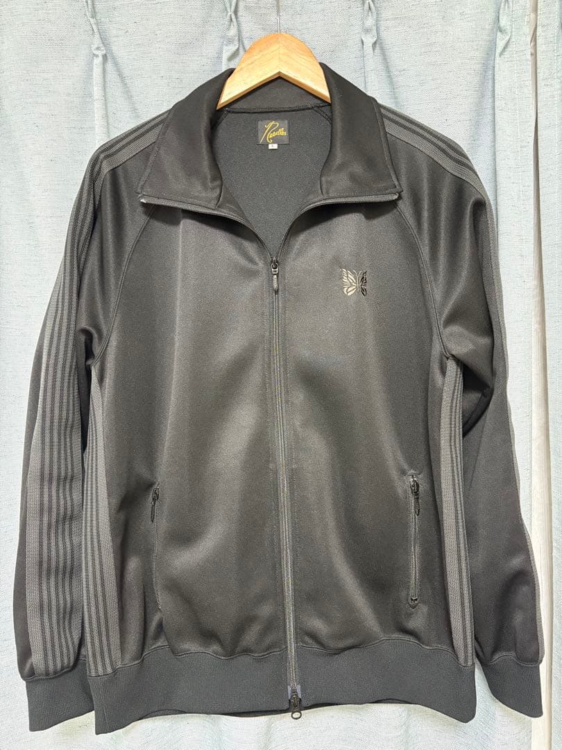 完売サイズ 別注 Needles トラックジャケット　black L size