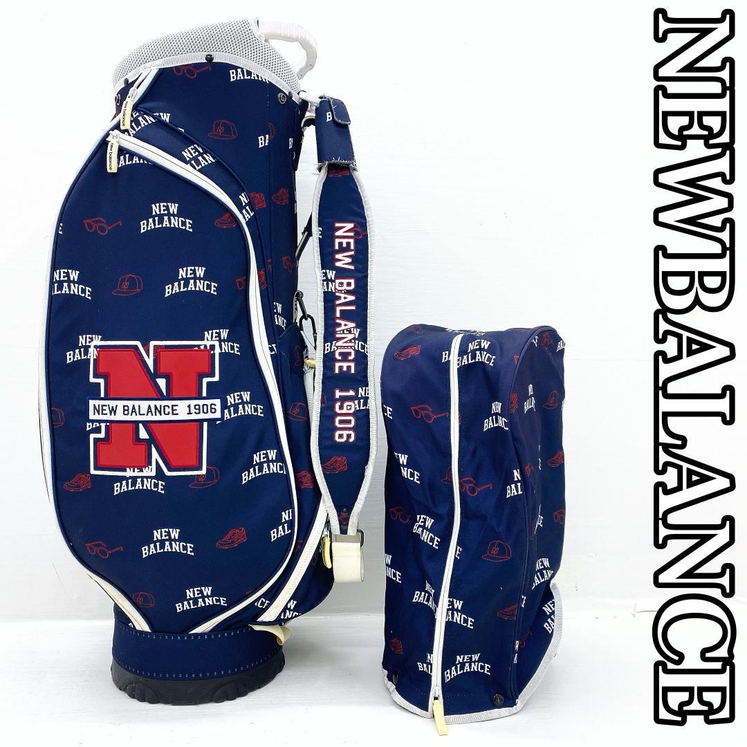 NEW BALANCE キャディバッグ ゴルフバッグ 9型 カート式