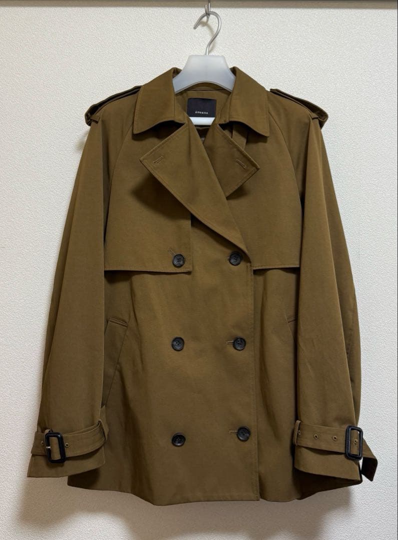 【11/13限定価格】anuans ハーフオーバートレンチコート M