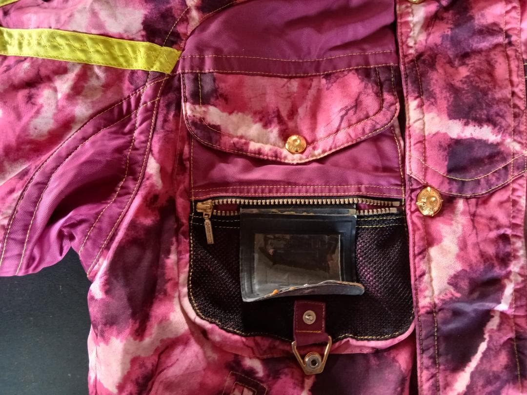 DESCENTE スキーウェア ピンク系　サイズL