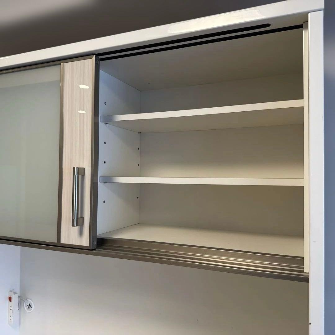 ニトリ　食器棚　キッチンボード　ポスティア　幅120 ホワイト