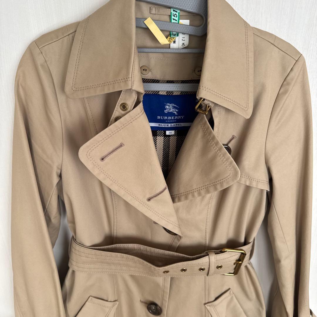 BURBERRY ブルーレーベル ベージュトレンチコート
