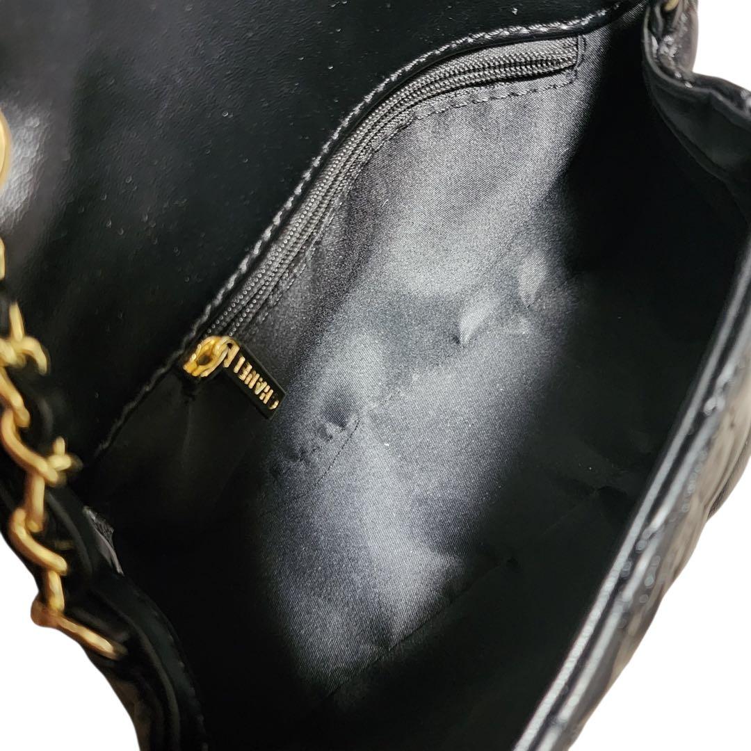 え*ー様 CHANEL　ショルダーバッグ　花柄　黒　ノベルティ