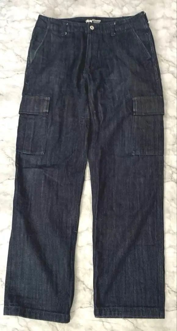 【希少】Old Stüssy Rough & Rugged デニムカーゴパンツ